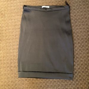 Prada stretch satin skirt